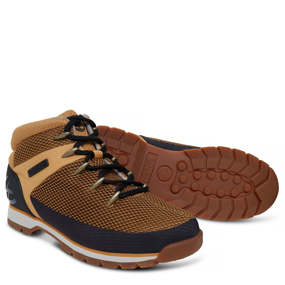 Timberland Men's Euro Sprint Fabric Boot Yellow Wheat