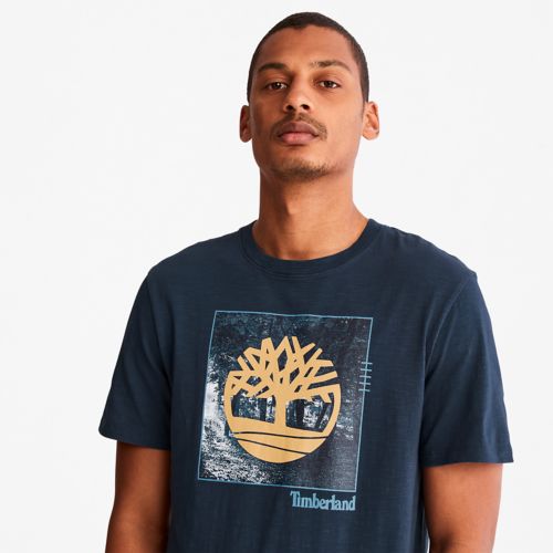 Timberland Men's Logo Slub T-Shirt