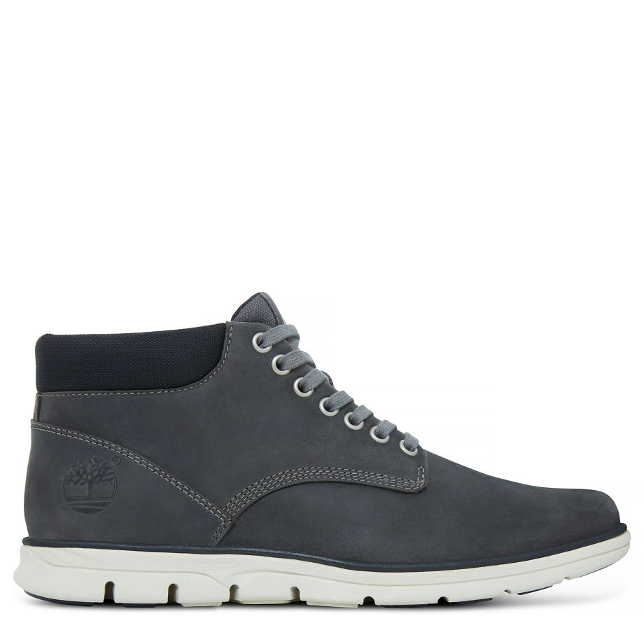 Timberland Men's Bradstreet Leather Chukka Grey Pewter Saddleback