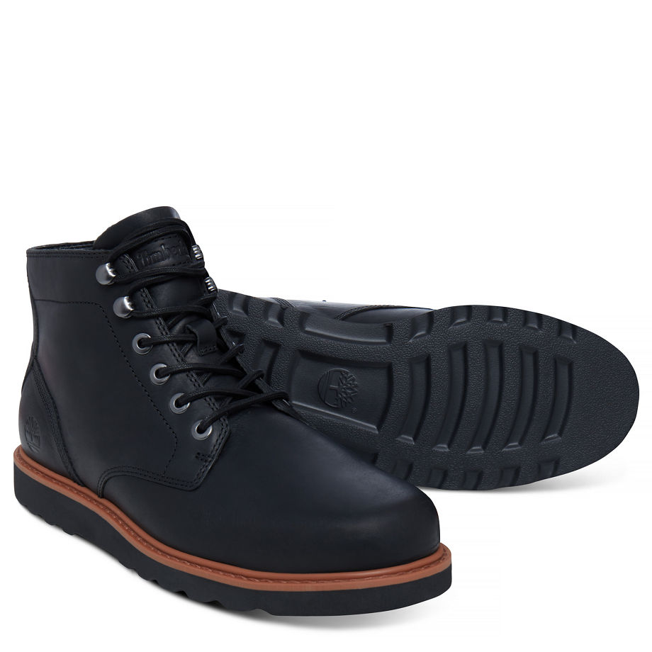 Timberland Men's Newmarket Chukka Black Jet Black Tbl Forty