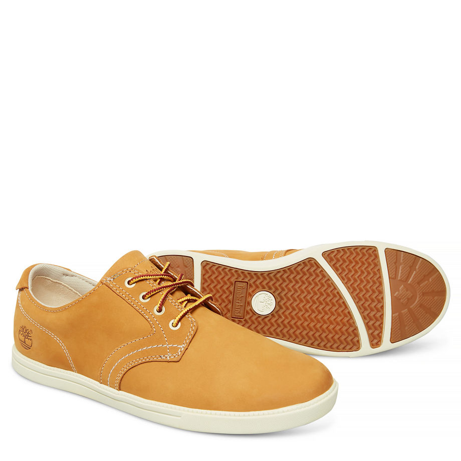 Timberland Men's Newmarket Fulk LP Oxford Yellow Wheat Nubuck
