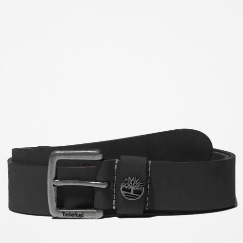 Timberland Men's Tree-Logo Leather Belt