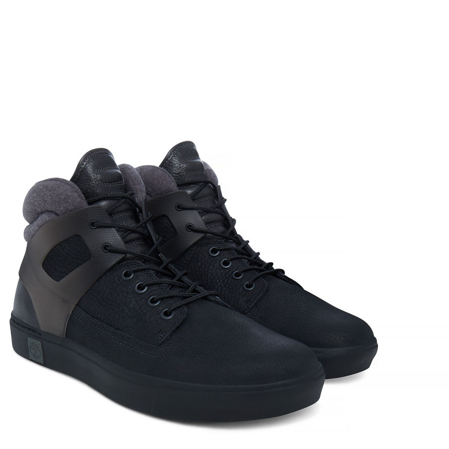 Timberland Men's Amherst Winter Chukka Black Black Vecchio