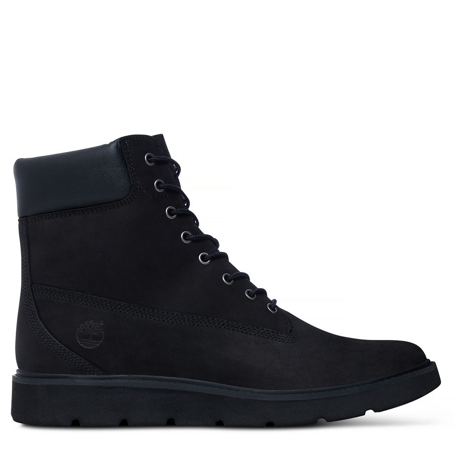 Timberland Women's Kenniston 6-inch Lace-Up Boot Black Black Nubuck Black Out