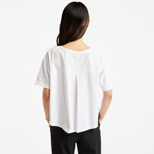 Timberland Women's Cropped Logo T-Shirt