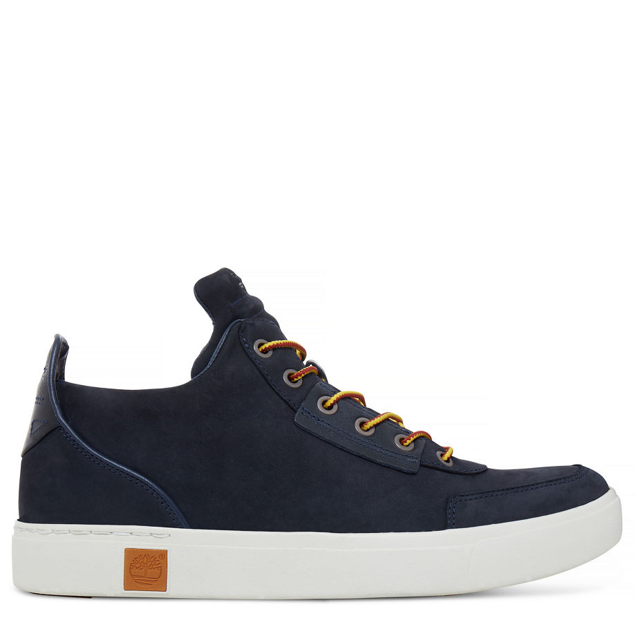 Timberland Men's Amherst High Top Chukka Navy Navy Nubuck