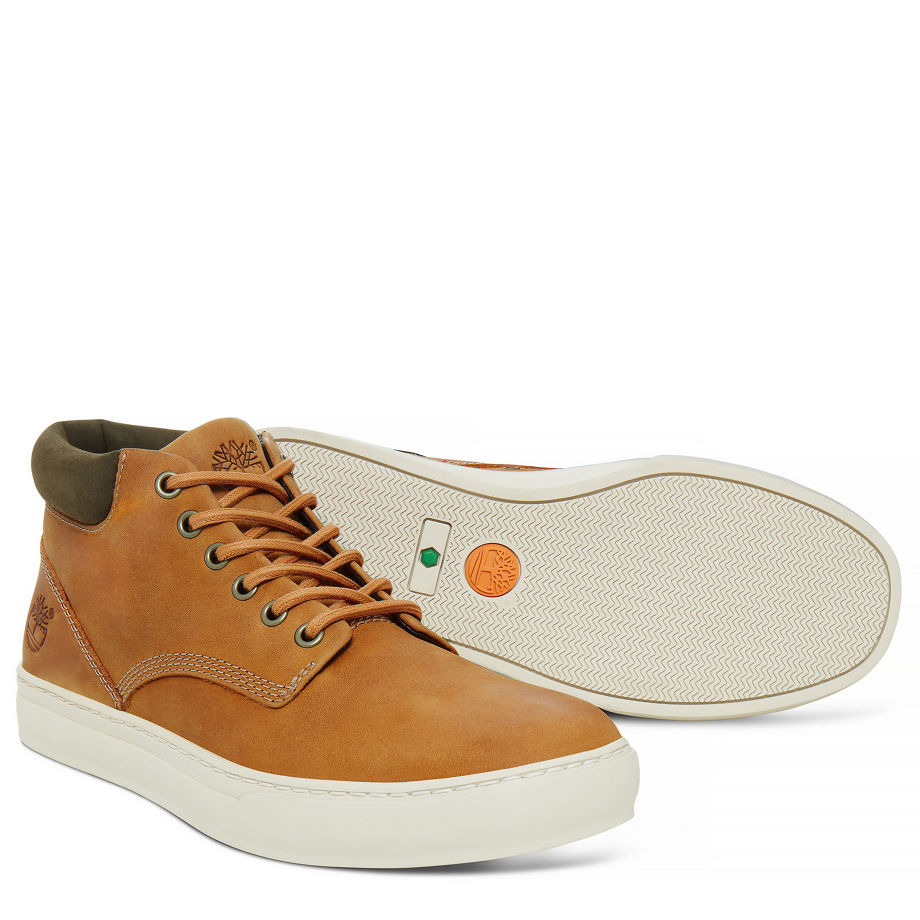 Timberland Men's Adventure 2.0 Cupsole Chukka Brown Burnished Wheat Nubuck