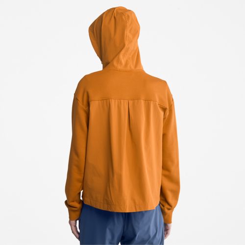 Timberland Women's Mixed-Media Hoodie Sweatshirt