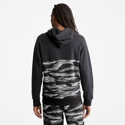 Timberland Men's White Tiger Camo-Print Hoodie