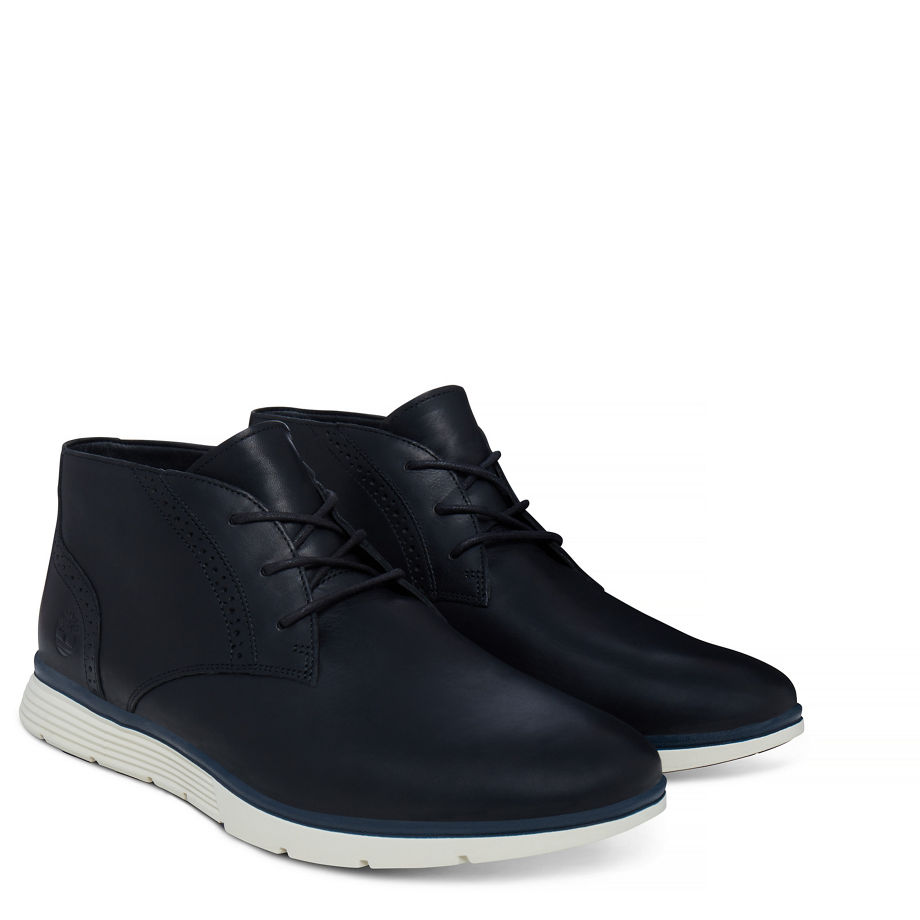 Timberland Men's Franklin Park Brogue Chukka Black Jet Black Mincio