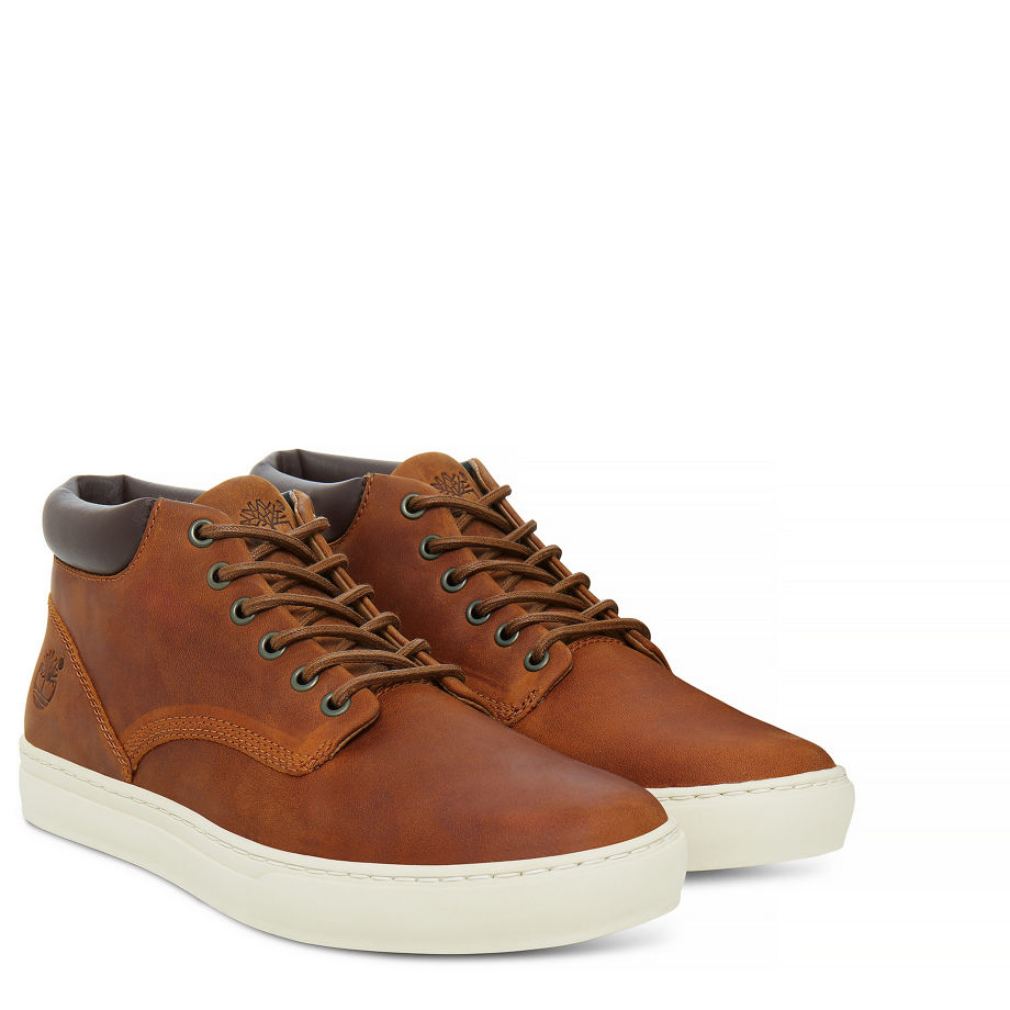 Timberland Men's Adventure 2.0 Cupsole Chukka Spice Brown Glazed Ginger Rough Cut