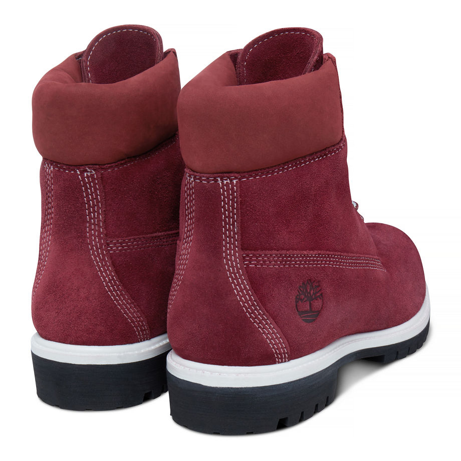 Timberland Men's Timberland® Icon Suede 6-inch Boot Red Zinfandel Silk Suede