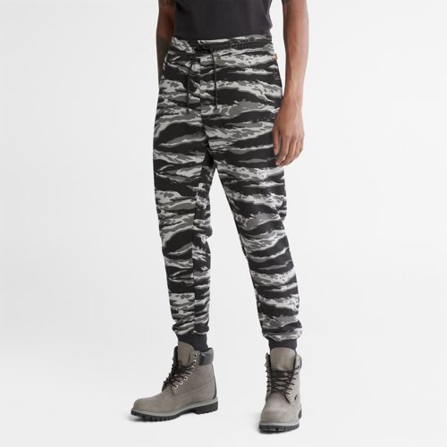 Timberland Men's White Tiger Camo Sweatpants