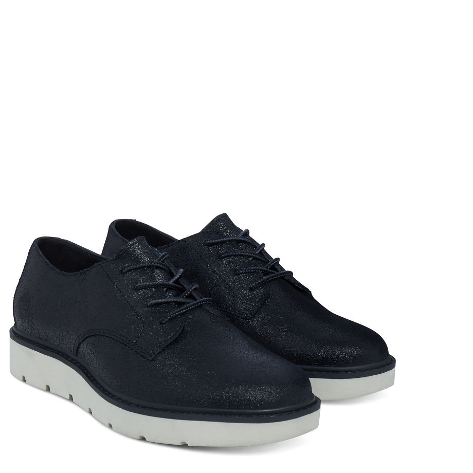Timberland Women's Kenniston Oxford Black Black Charred Suede