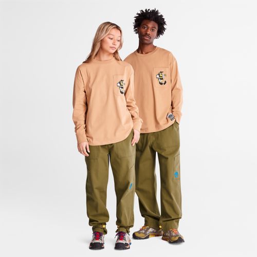 Timberland Bee Line x Timberland Back-Graphic Long-Sleeve T-Shirt