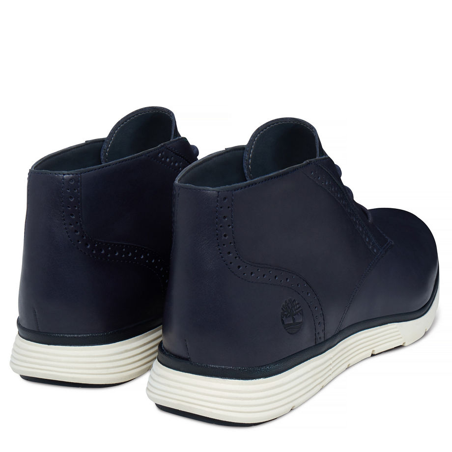 Timberland Men's Franklin Park Brogue Chukka Navy Black Iris Eastlook