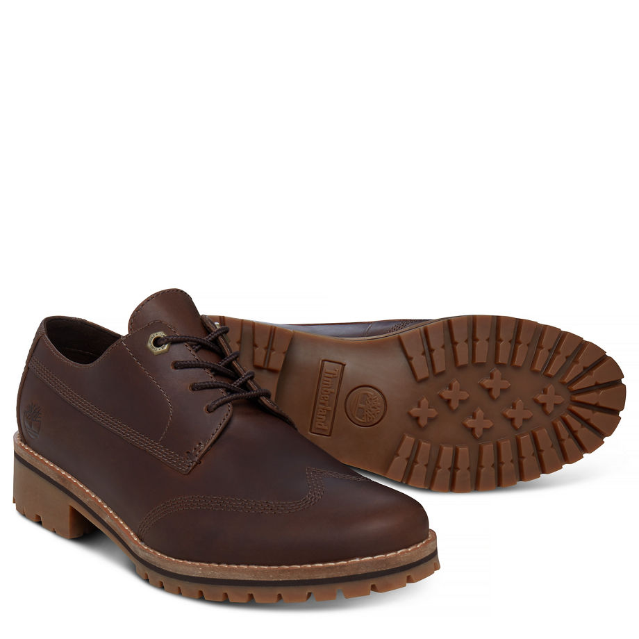Timberland Women's Main Hill Oxford Brown Medium Brown Saddleback