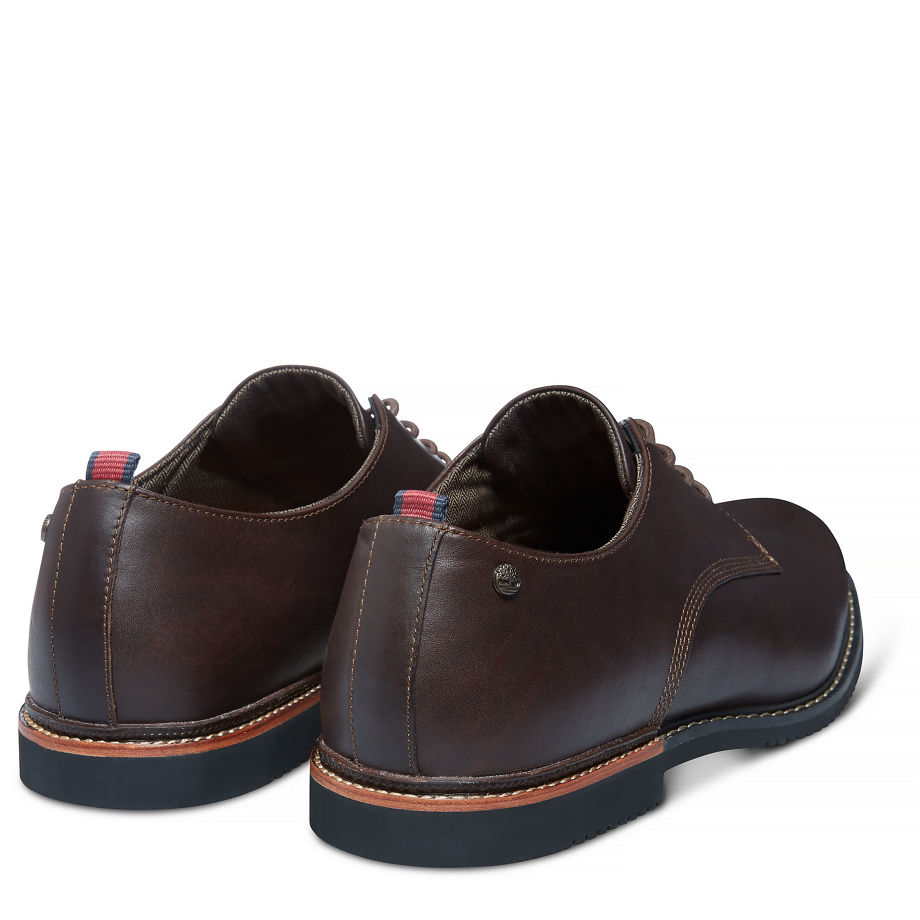 Timberland Men's Brook Park Oxford Brown Brown Smooth