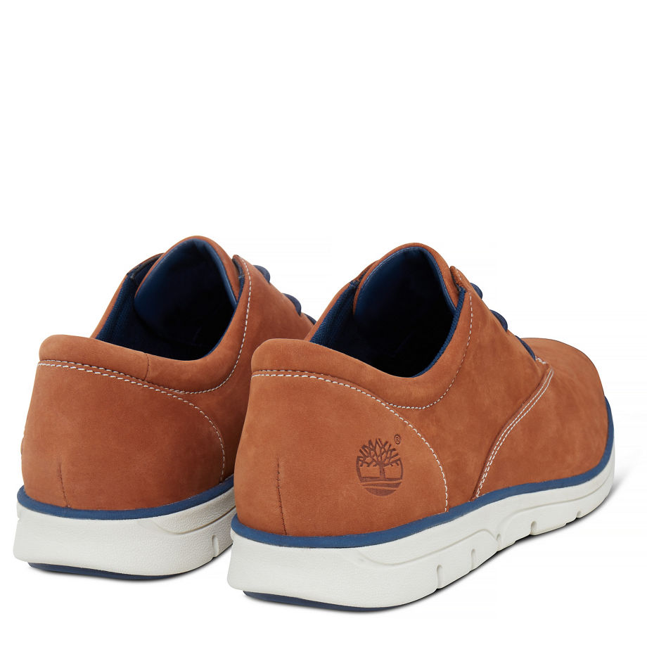 Timberland Men's Bradstreet Plain Toe Oxford Copper Saddle Nubuck