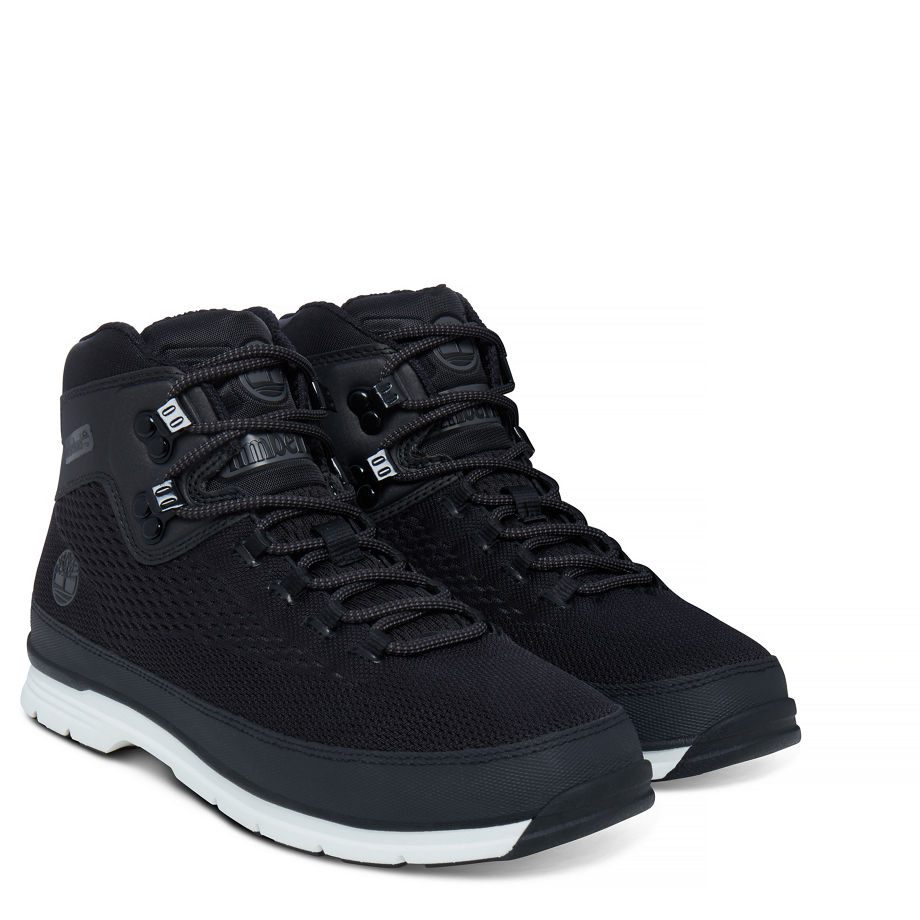 Timberland Men's Euro Hiker Spacer Boot Black Jet Black