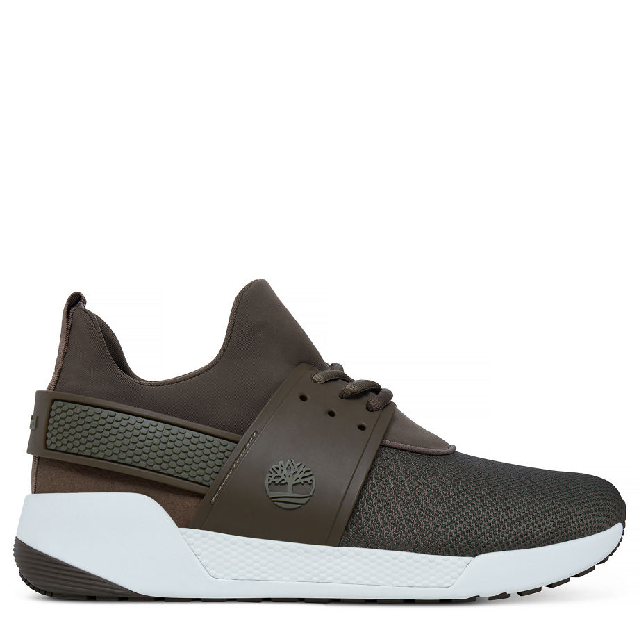 Timberland Women's Kiri Up Knit Sneaker Tan/Brown Canteen