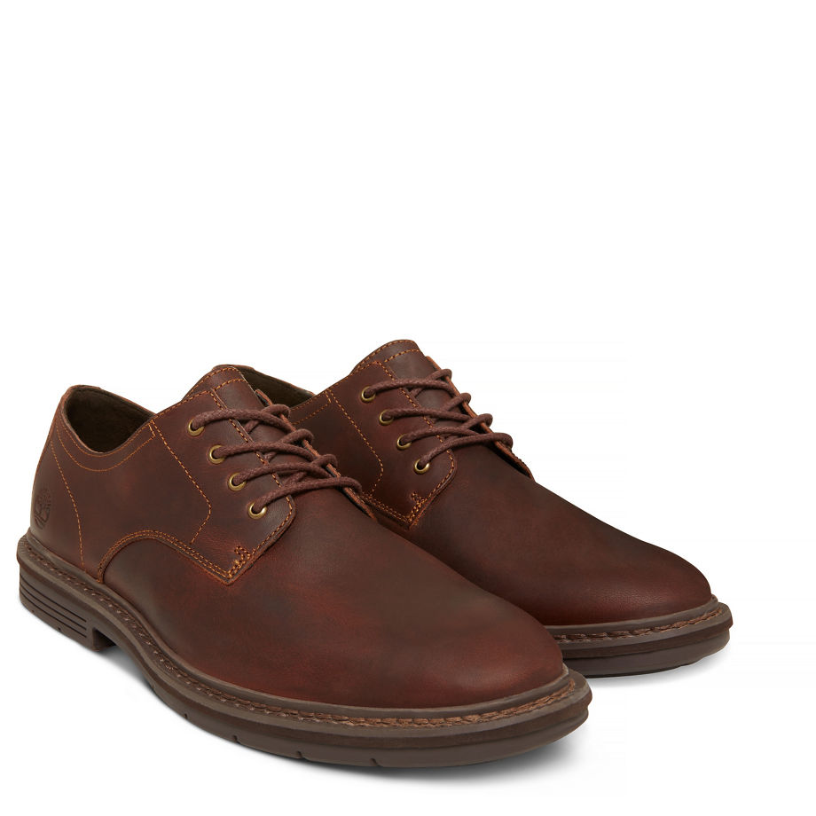 Timberland Men's Naples Trail Oxford Vintage Brown Potting Soil Tbl Forty