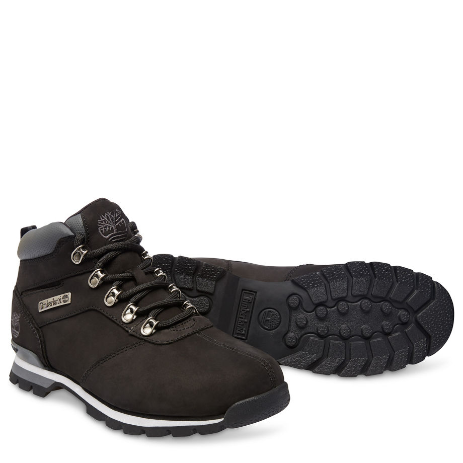 Timberland Men's Splitrock 2 Black Black Nubuck
