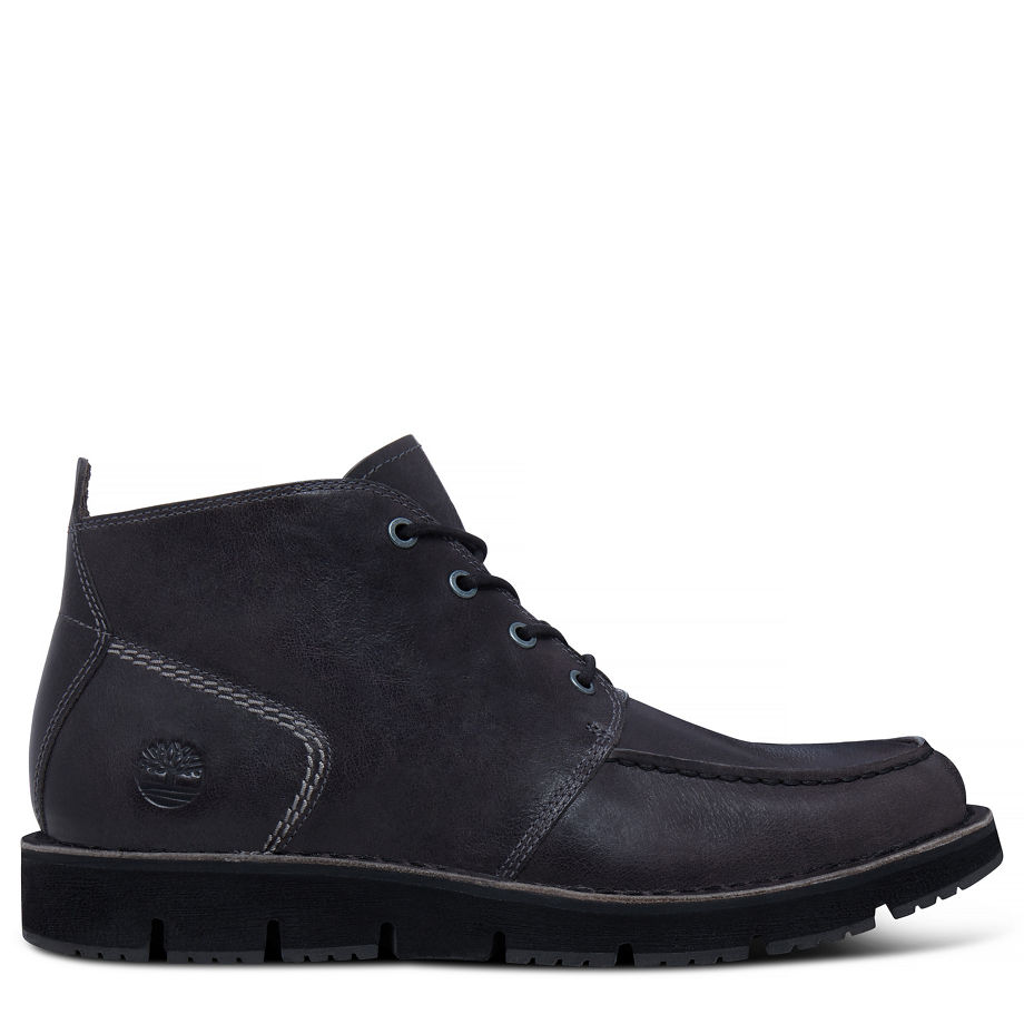 Timberland Men's Westmore Moc Toe Chukka Dark Grey Forged Iron Dusk