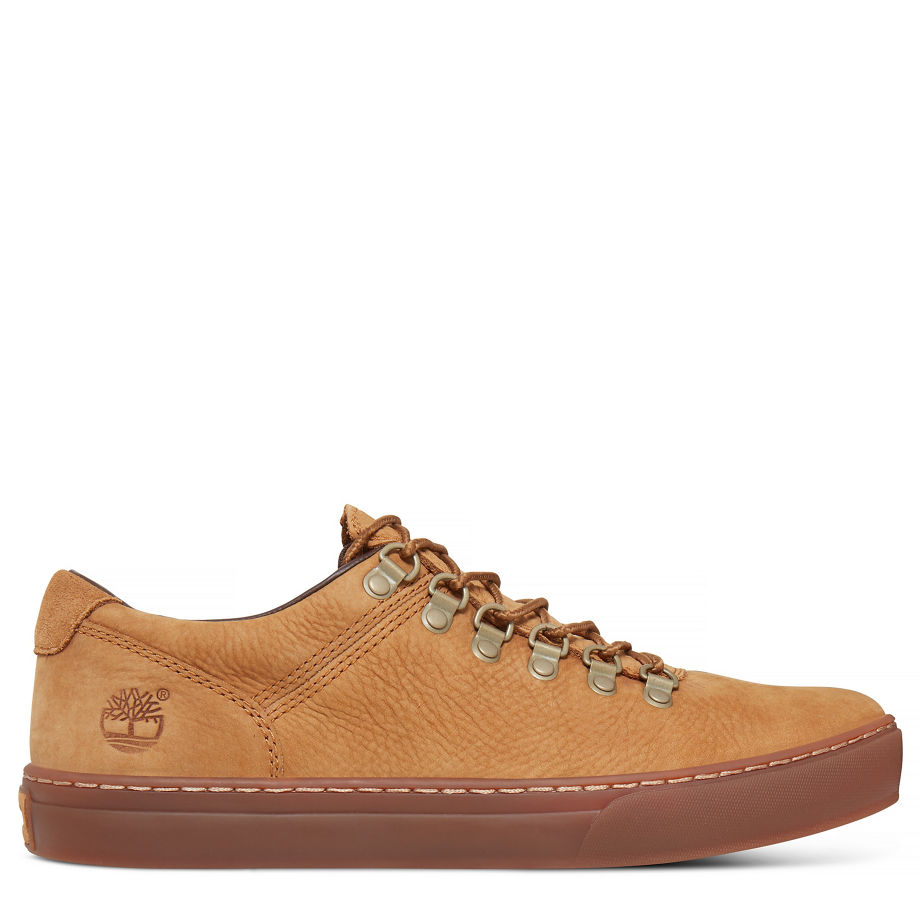 Timberland Men's Adventure 2.0 Alpine Oxford Brown Nubuck Rubber Barefoot Buffed