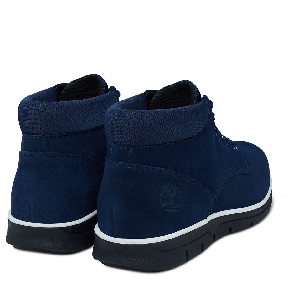 Timberland Men's Bradstreet Leather Chukka Navy Black Iris Hammer Ii