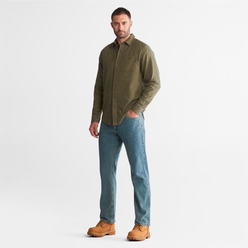 Timberland Men's Timberland PRO® Woodfort Midweight Flannel Work Shirt