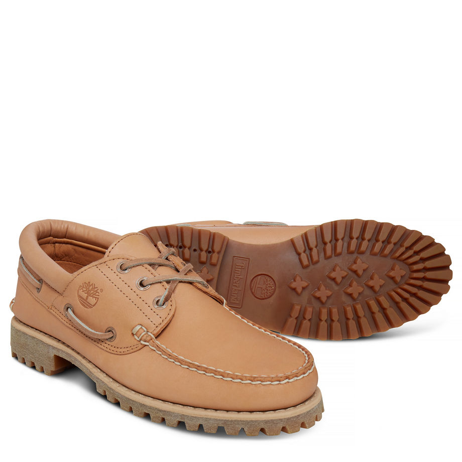 Timberland Men's Timberland® 3-Eye Classic Lug Natural Natural Horween Latigo