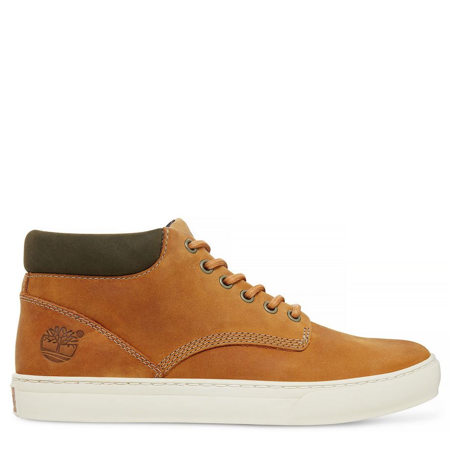 Timberland Men's Adventure 2.0 Cupsole Chukka Brown Burnished Wheat Nubuck