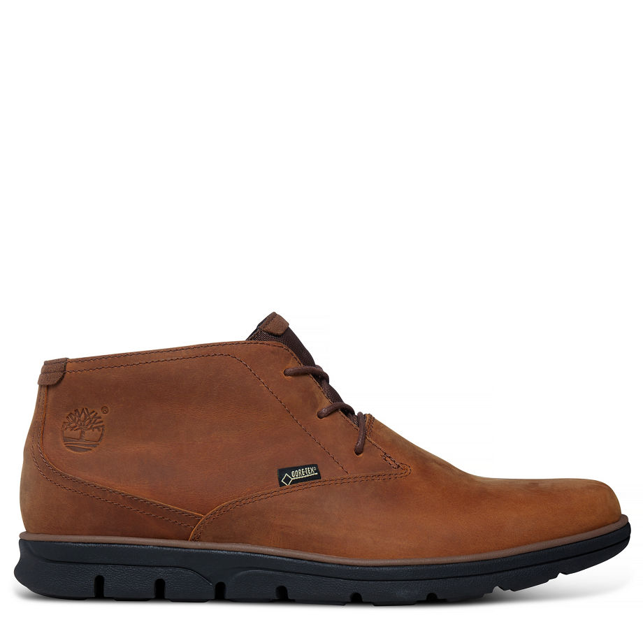 Timberland Men's Bradstreet Chukka with Gore-Tex® Brown Red Brown Oiled