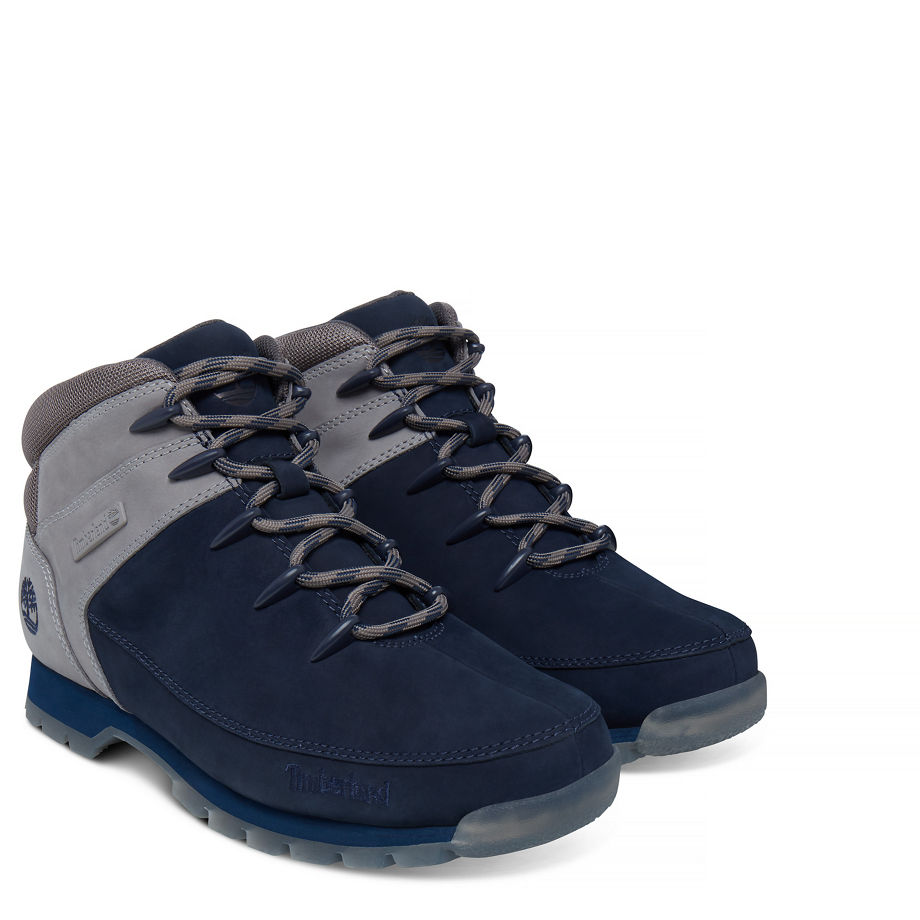 Timberland Men's Euro Sprint Hiker Boot Navy/Grey Navy/Grey