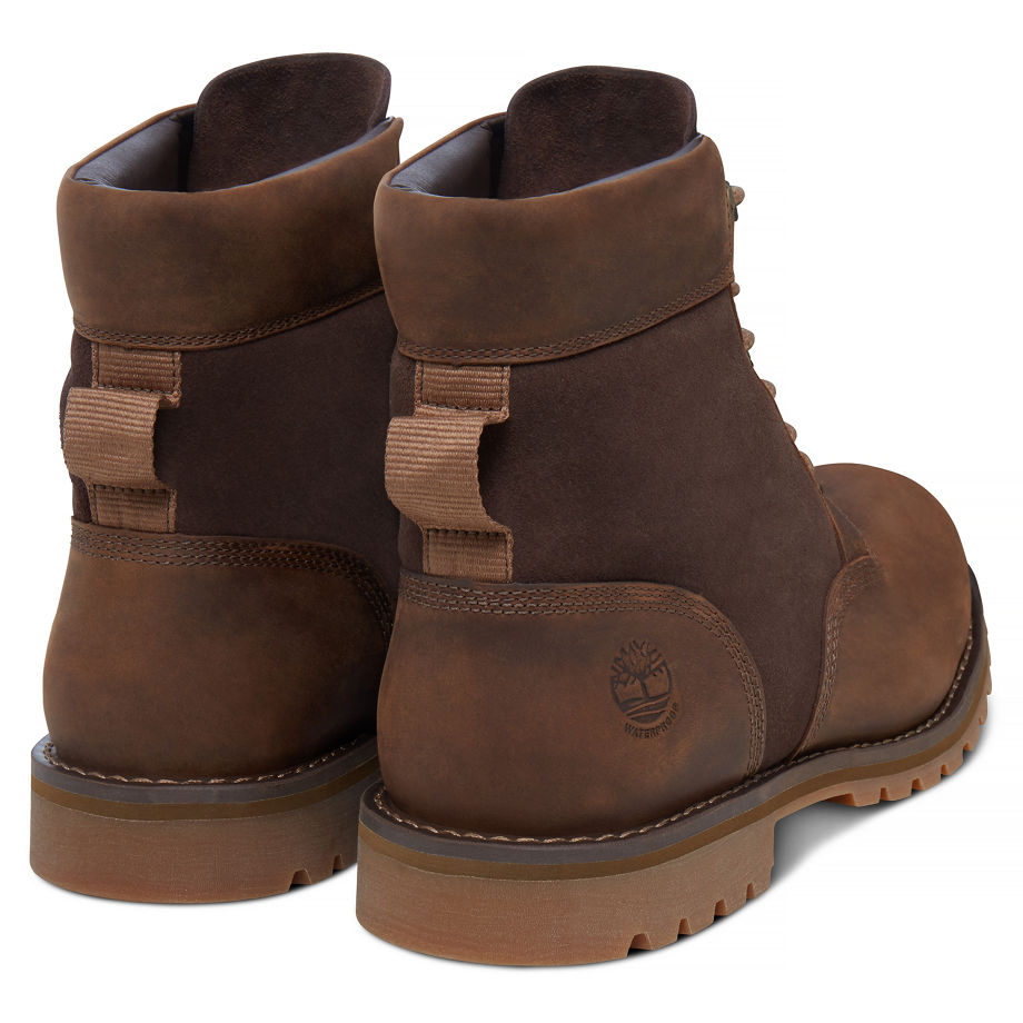 Timberland Men's Larchmont 6-inch Waterproof Boot Gaucho Saddleback