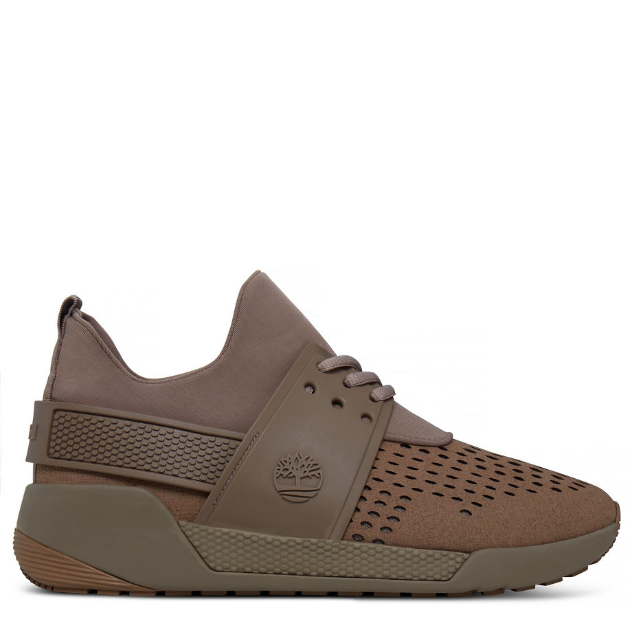 Timberland Women's Kiri Up Sneaker Greige Taupe Grey