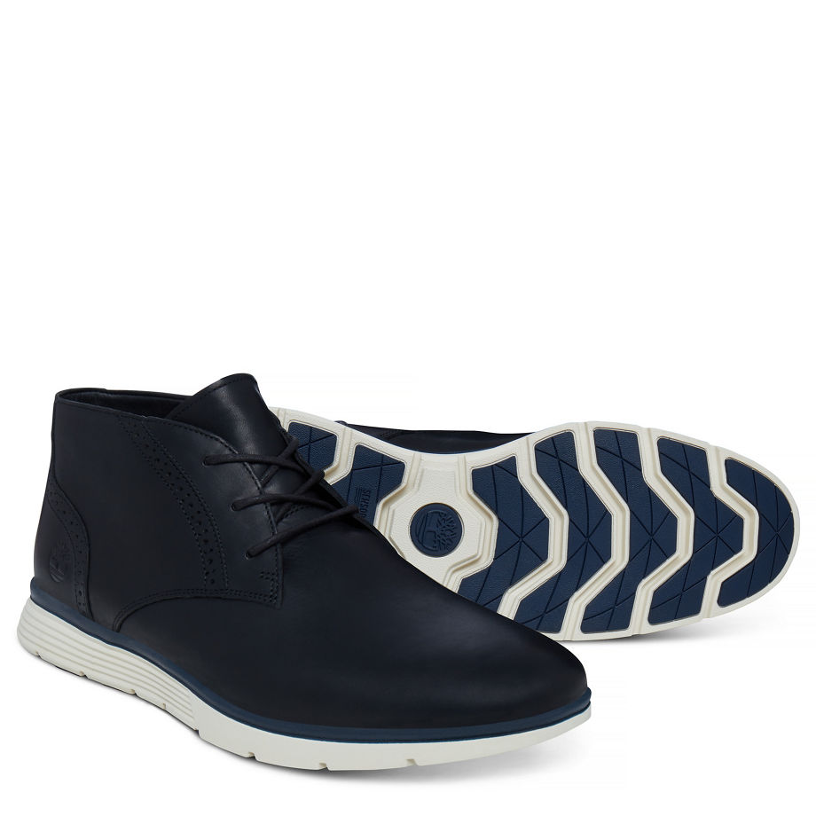 Timberland Men's Franklin Park Brogue Chukka Black Jet Black Mincio