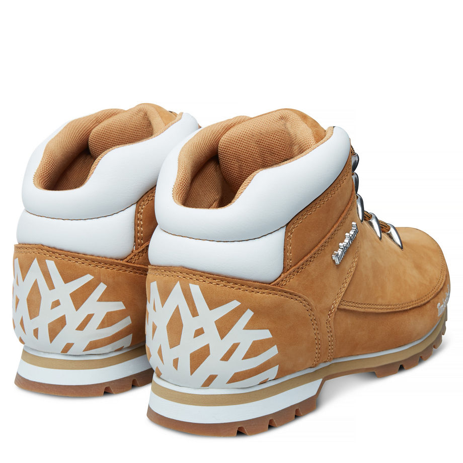 Timberland Men's Euro Sprint Hiker Yellow Wheat Nubuck