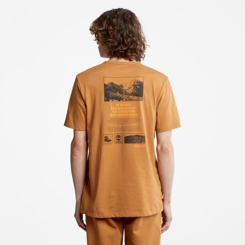 Timberland Men's Outdoor Heritage Graphic Boot-Logo T-Shirt
