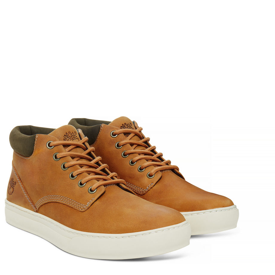 Timberland Men's Adventure 2.0 Cupsole Chukka Brown Burnished Wheat Nubuck
