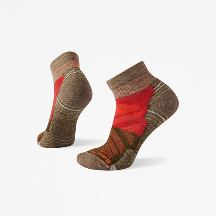 Timberland Women's Smartwool® Hike Light Cushion Color Block Pattern Ankle Socks