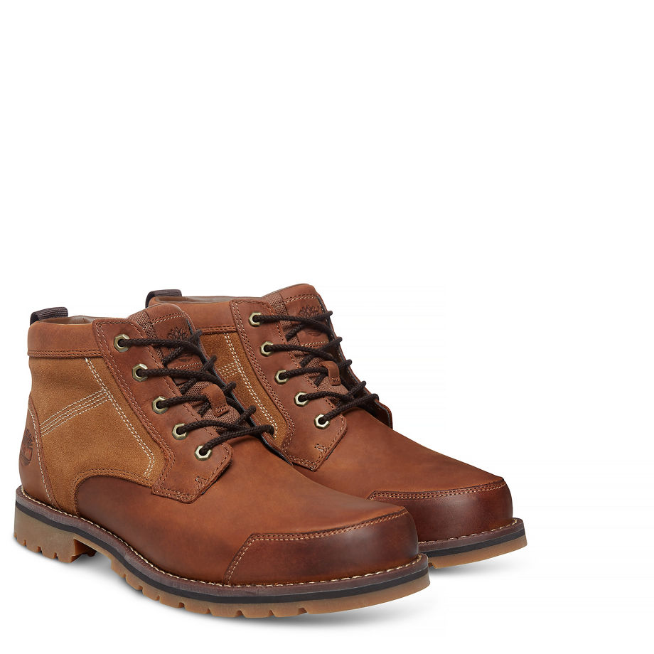 Timberland Men's Larchmont Chukka Brown Oakwood Fg And Suede