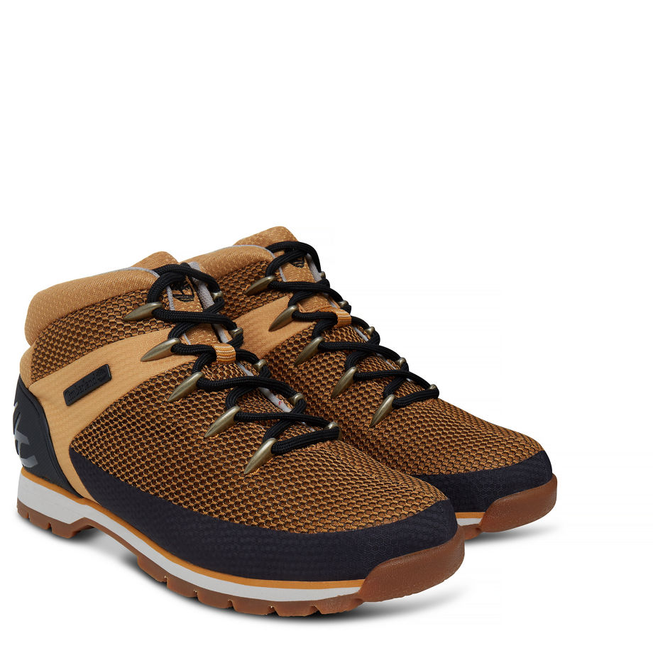 Timberland Men's Euro Sprint Fabric Boot Yellow Wheat