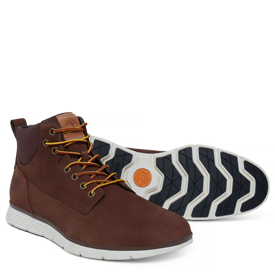 Timberland Men's Killington Chukka Sneaker Brown Potting Soil Nubuck