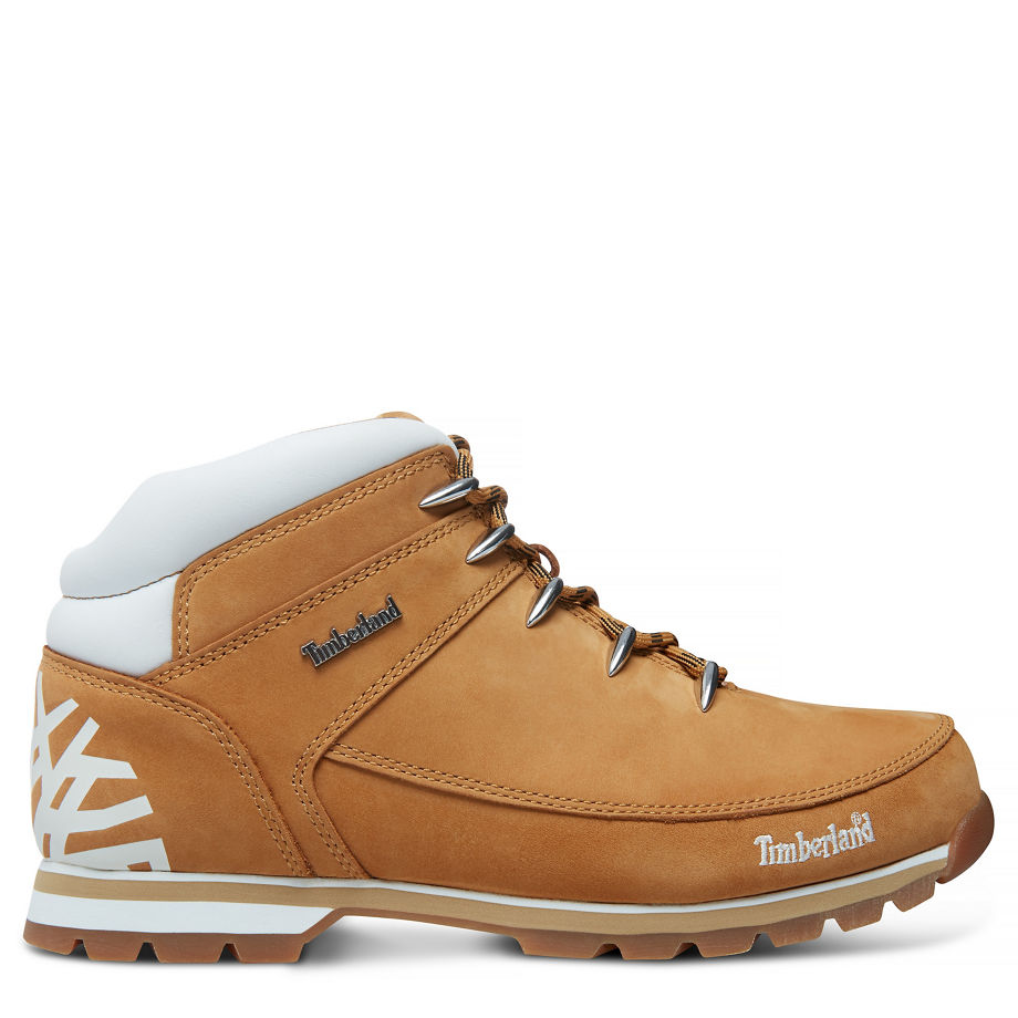 Timberland Men's Euro Sprint Hiker Yellow Wheat Nubuck