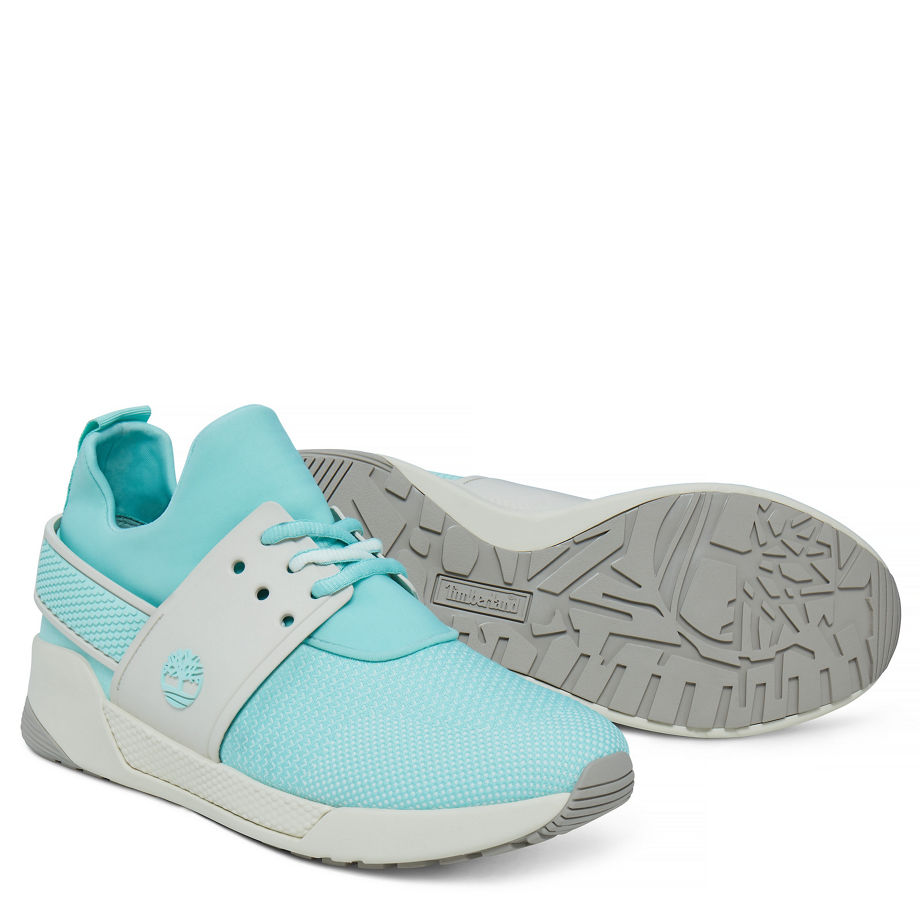 Timberland Women's Kiri Up Knit Sneaker Pastel Green Silt Green