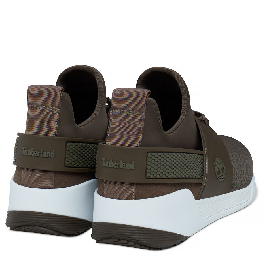 Timberland Women's Kiri Up Knit Sneaker Tan/Brown Canteen