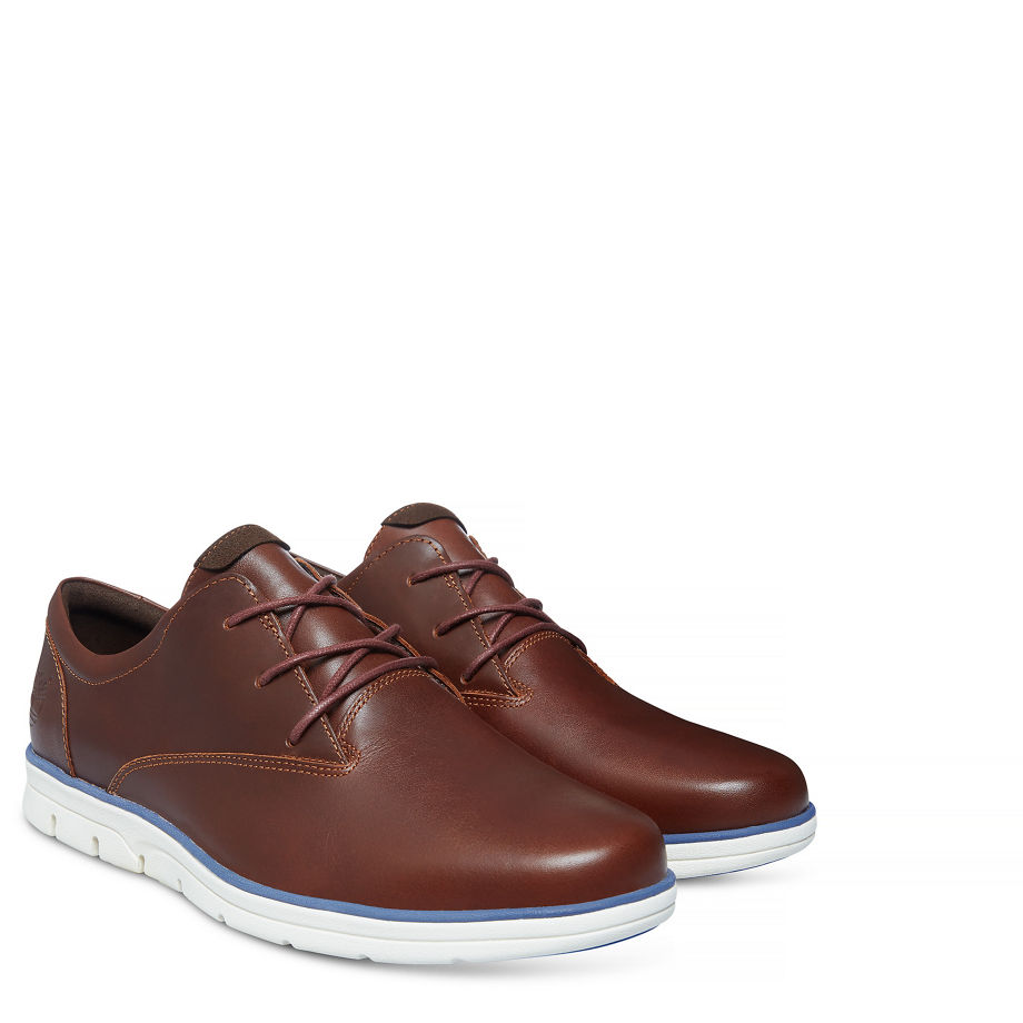 Timberland Men's Bradstreet Oxford Brown Glazed Ginger Euro Veg
