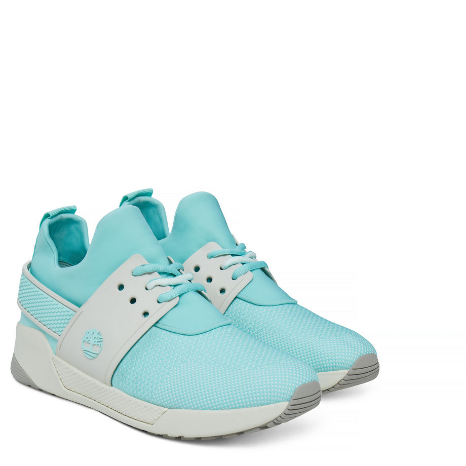 Timberland Women's Kiri Up Knit Sneaker Pastel Green Silt Green